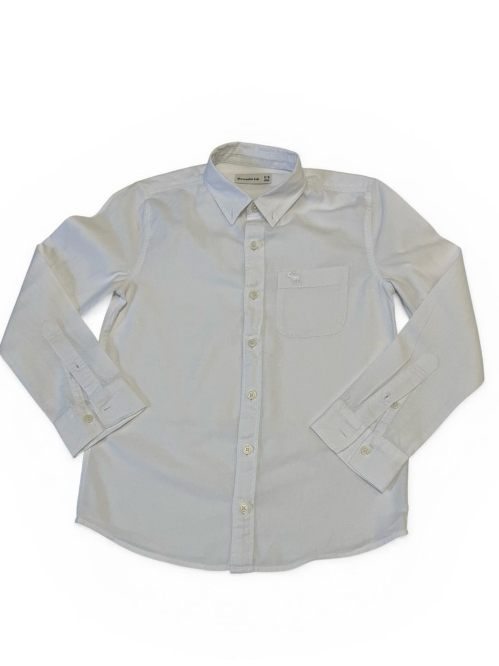 abercrombie kids White Button-Down Dress Shirt